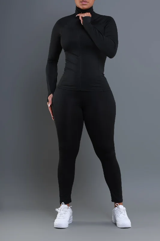 Easy Fit Athletic Set - Black