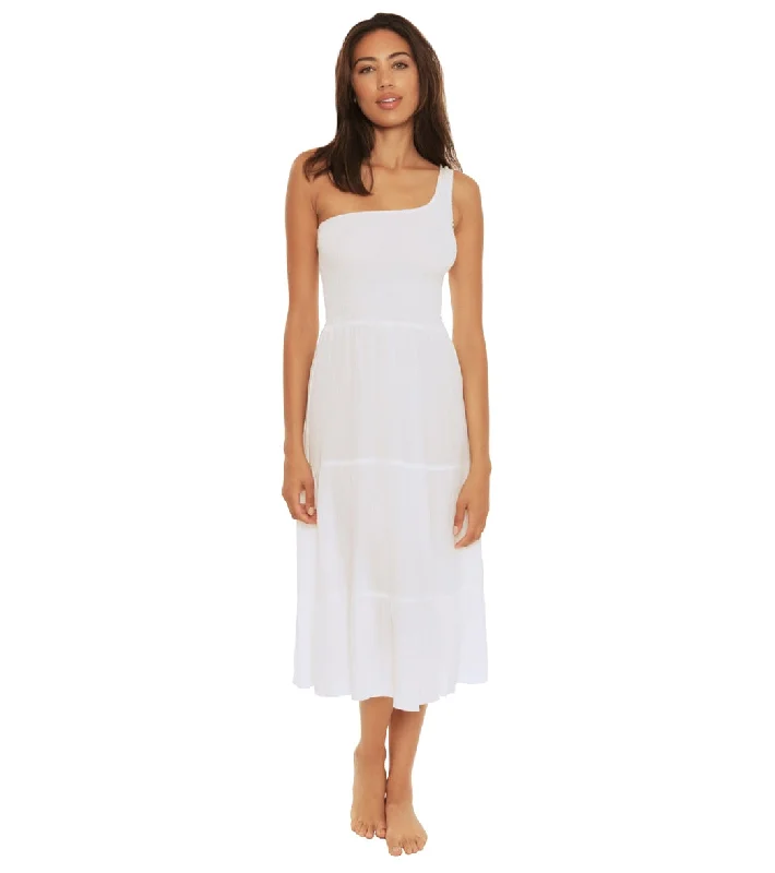 Becca Swim Women's Ponza Smocked Dress White