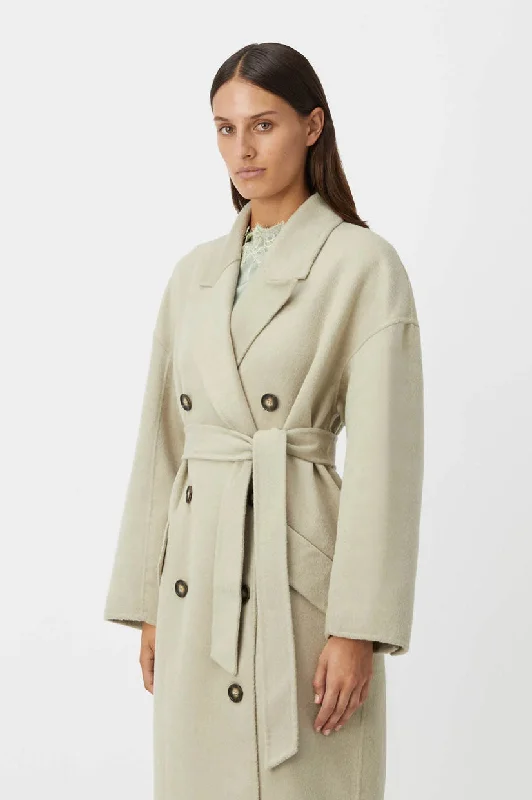 Camilla and Marc Novy Coat - Stone