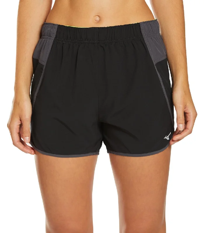 Mizuno Women's Atlanta Cover Up Volleyball Shorts Black/Charcoal