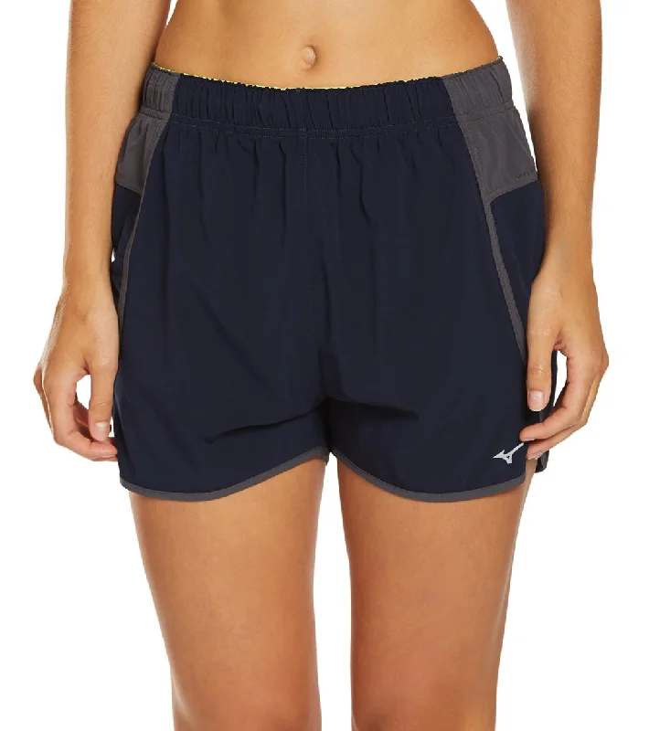 Mizuno Women's Atlanta Cover Up Volleyball Shorts Navy/Charcoal