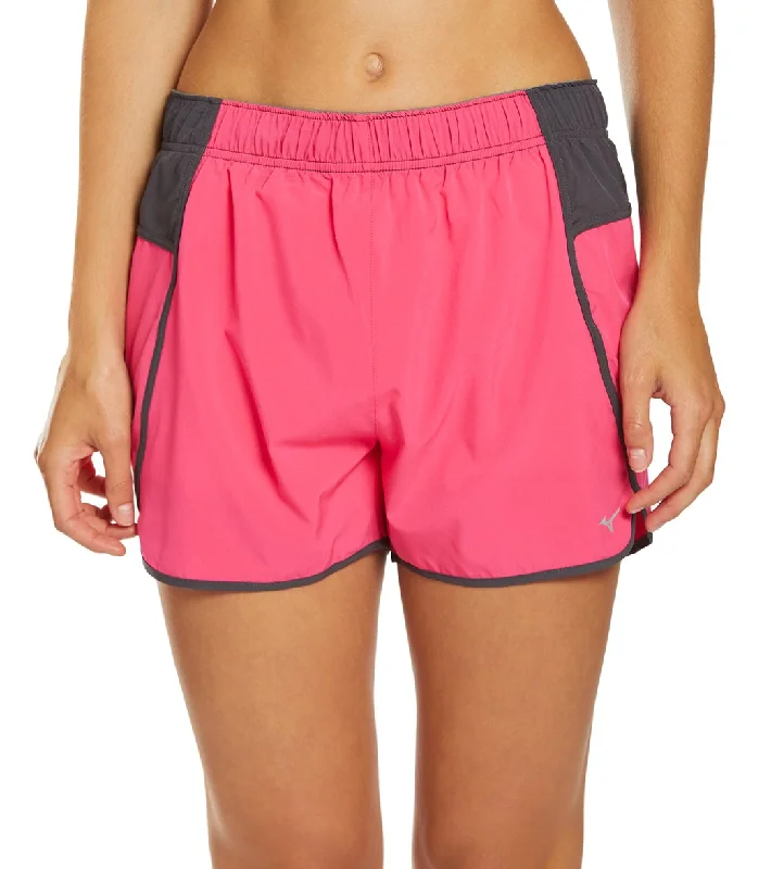 Mizuno Women's Atlanta Cover Up Volleyball Shorts Shocking Pink/Charcoal