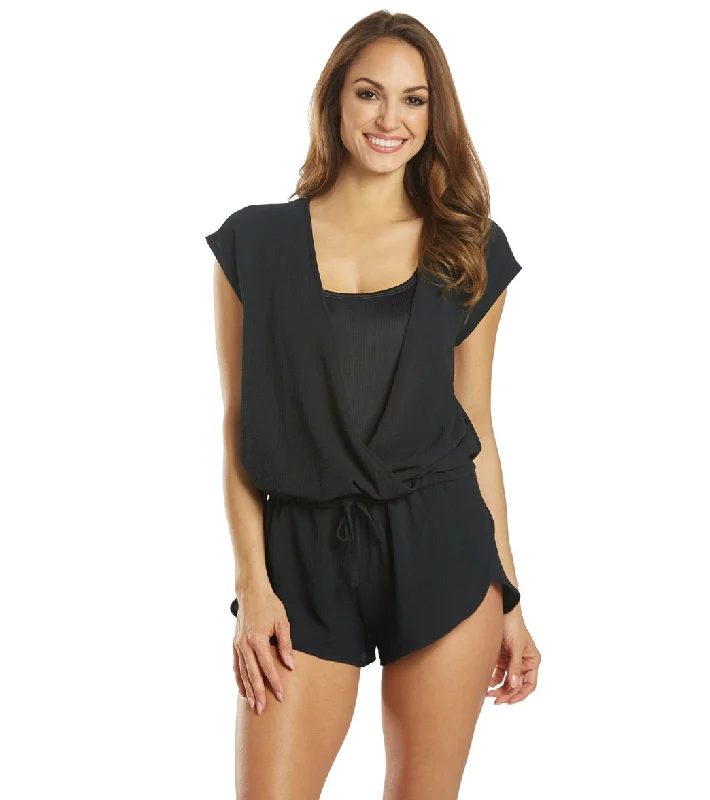 Speedo Active Cover Up Romper Speedo Black