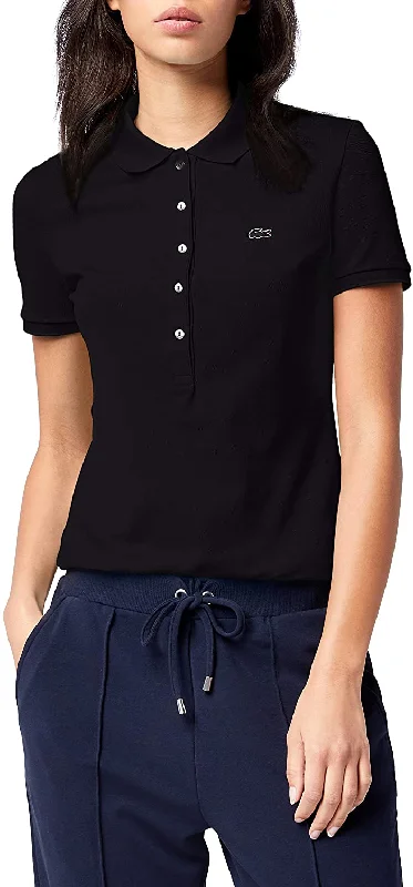 Lacoste Women's Slim Fit Stretch Mini Cotton Piqué Polo PF7845-031