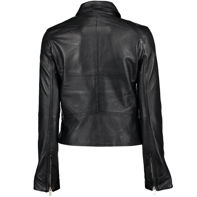 Classic Leather Jacket - Black