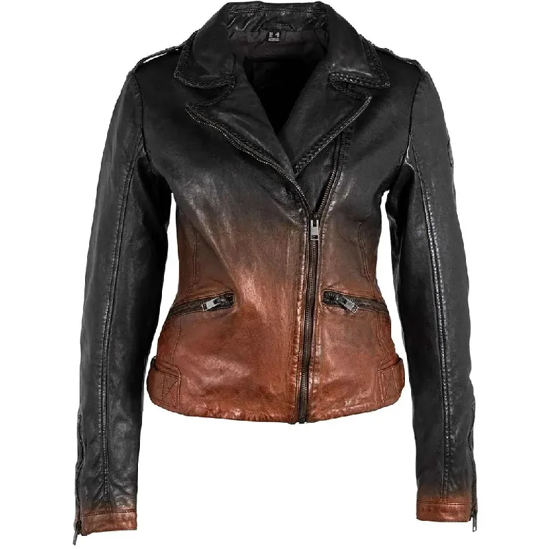 Mauritius Leather Women's Aica Ombre Leather Jacket