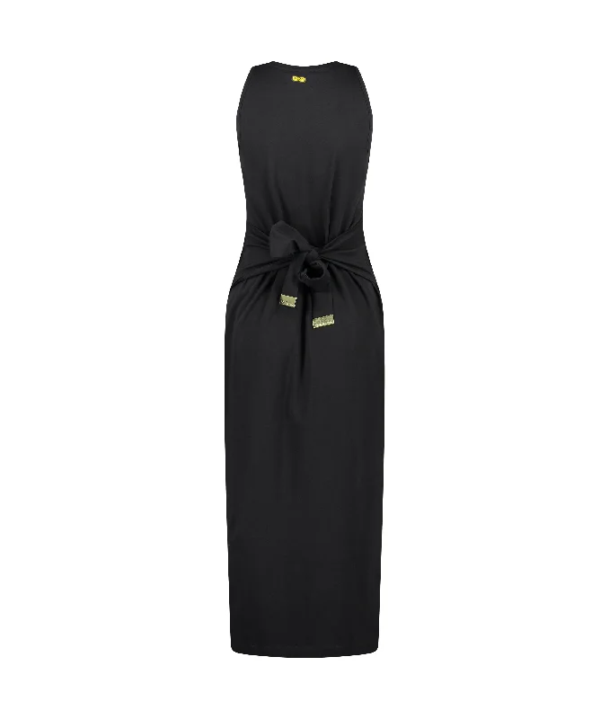 Morgan Midi Dress - Black