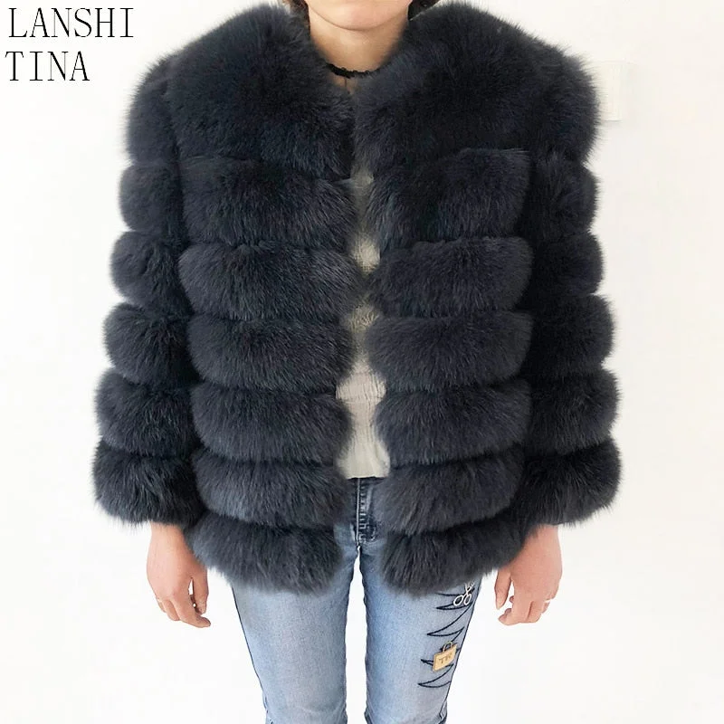 Genuine Fox Fur Leather Vest/Jackets