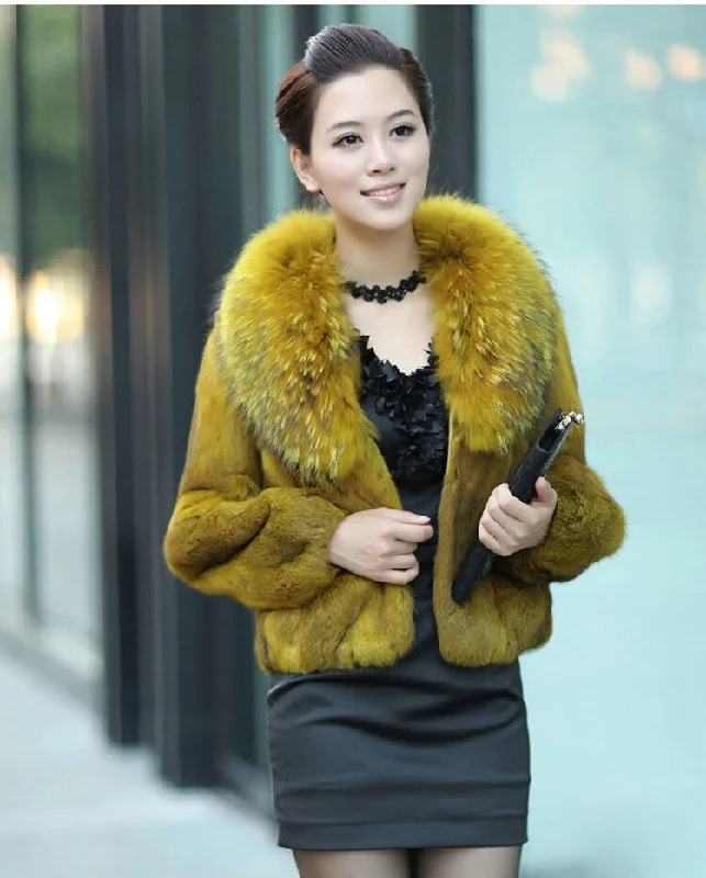 Genuine Rabbit Fur Coats