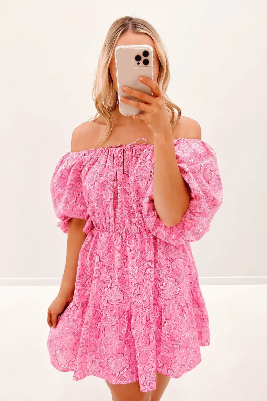 Aurelia Mini Dress Pink