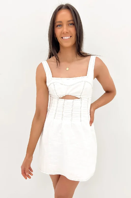 Caelius Mini Dress White