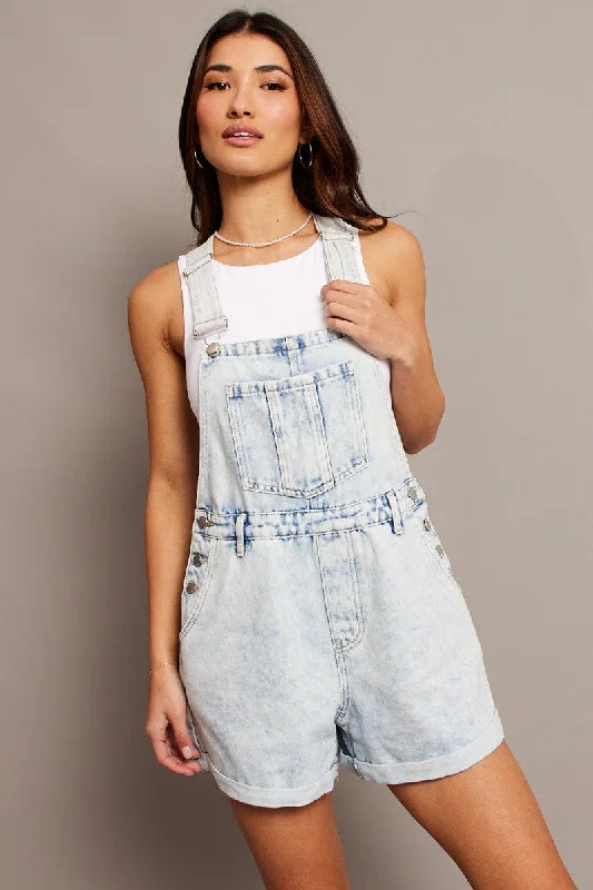 Denim Denim Overalls