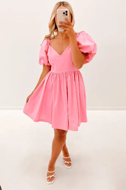 Emily Mini Dress Pink