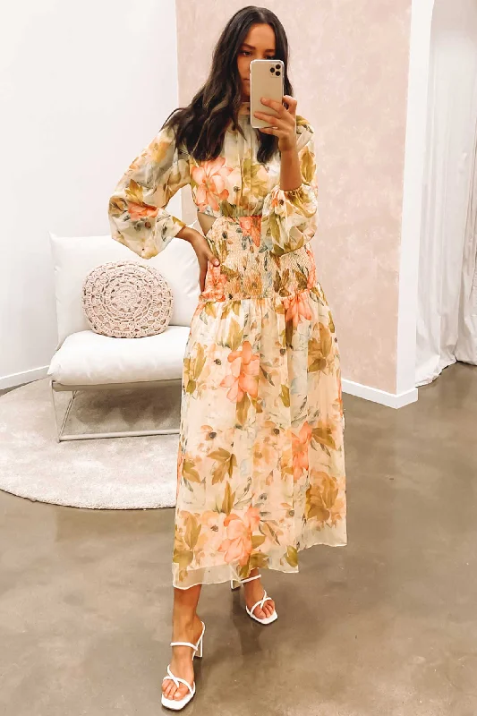 Leelie Maxi Dress Floral