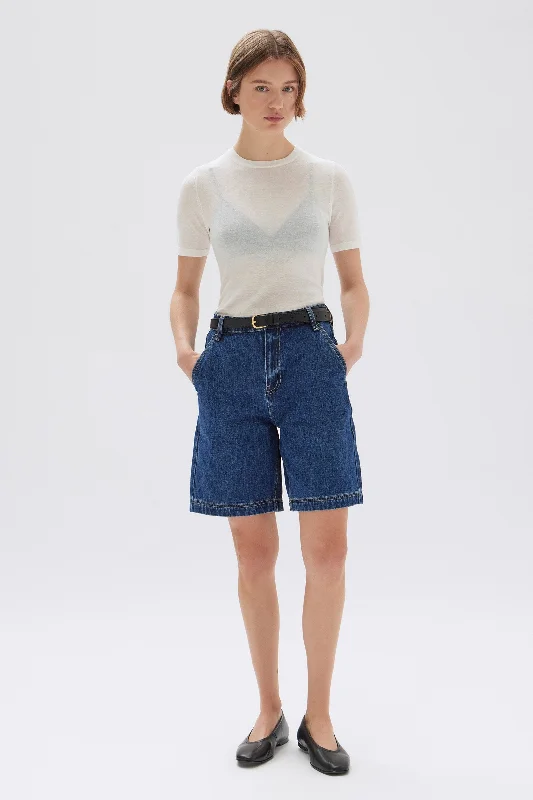 Longline Denim Short