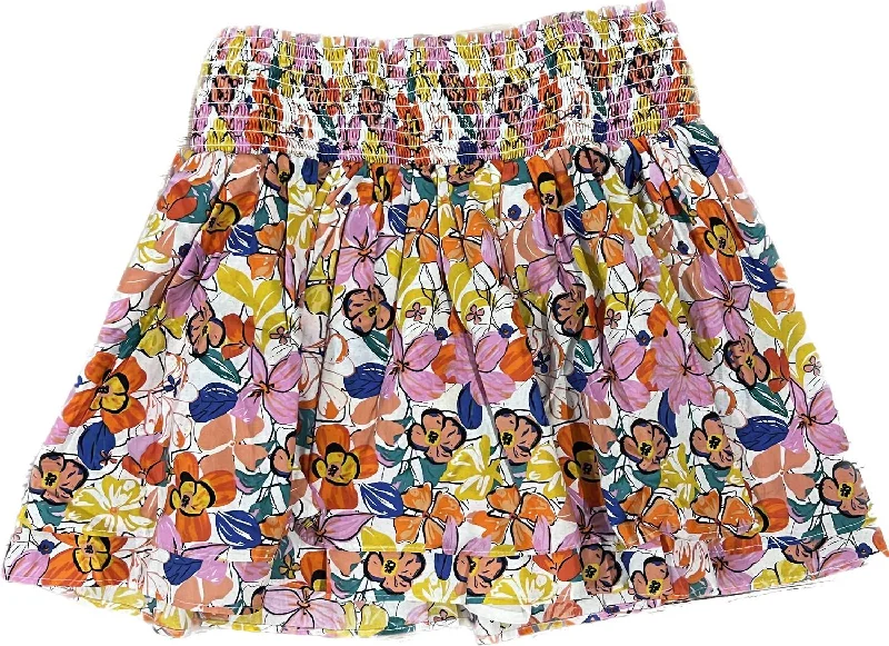 Pocket Of Daisies Skirt In Multi