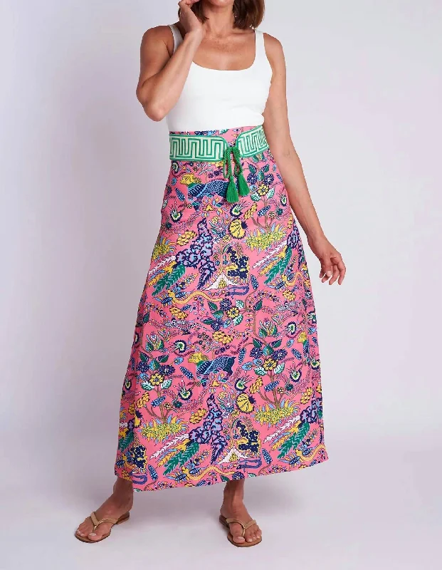 Sanibel Skirt In Eden Pink