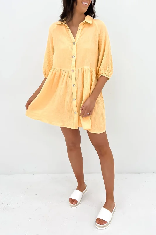 Zadie Mini Dress Yellow