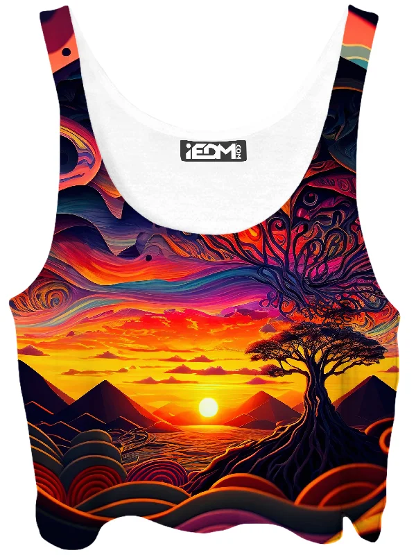 Acid Sunset Crop Top