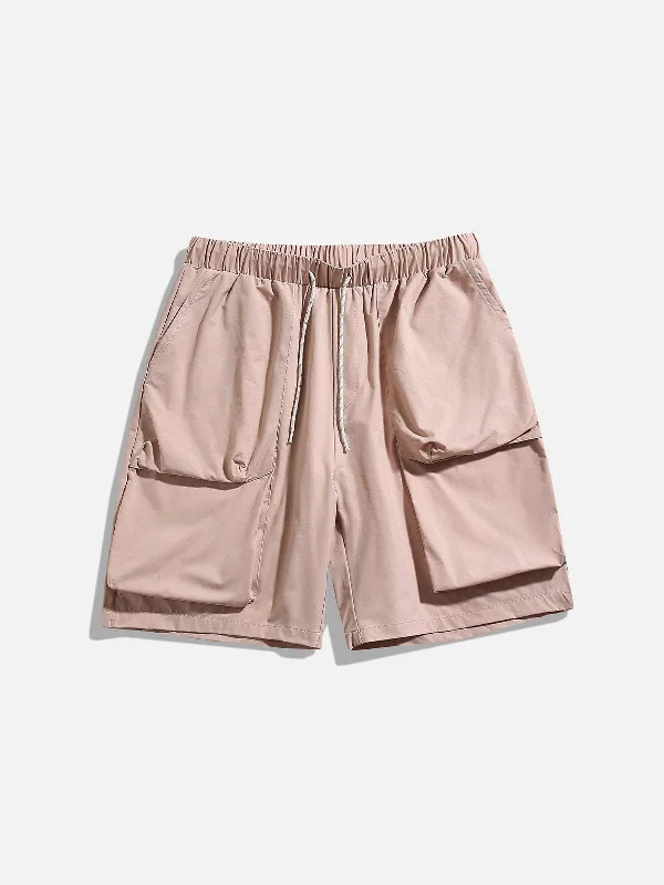 Aelfric Eden Solid Big Pocket Drawstring Shorts