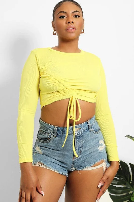 asymmetric-drawstring-cropped-top