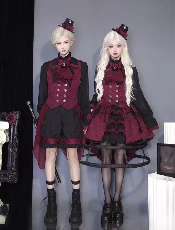 bfmcastletoo-evil-twins-ouji-lolita-vest-shorts-skirt-set