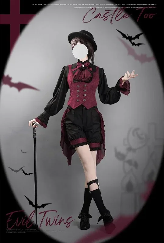 bfmcastletoo-evil-twins-ouji-lolita-vest-shorts-skirt-set