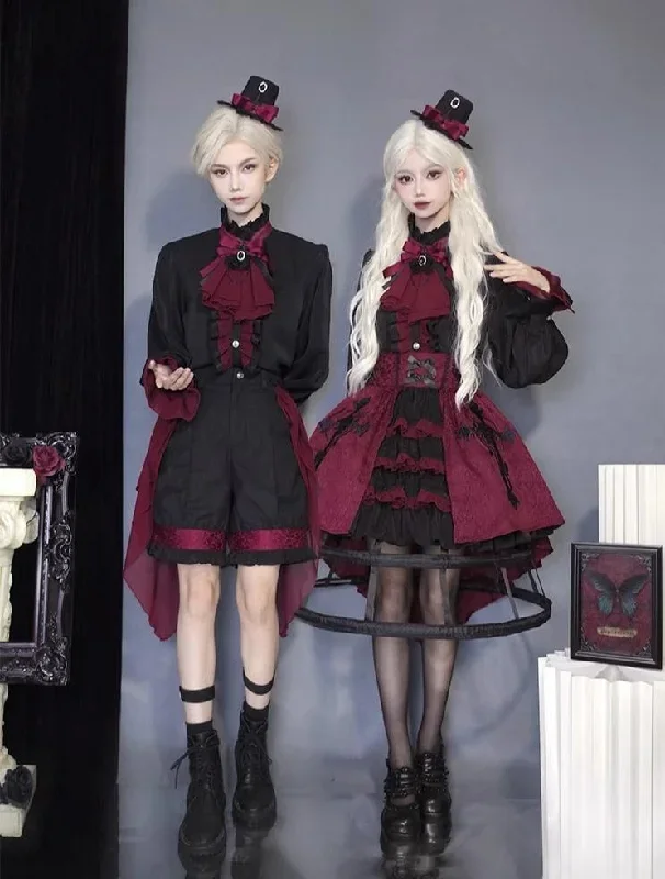 bfmcastletoo-evil-twins-ouji-lolita-vest-shorts-skirt-set