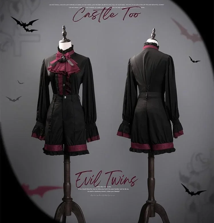 bfmcastletoo-evil-twins-ouji-lolita-vest-shorts-skirt-set