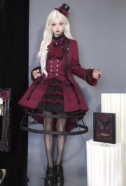 bfmcastletoo-evil-twins-ouji-lolita-vest-shorts-skirt-set