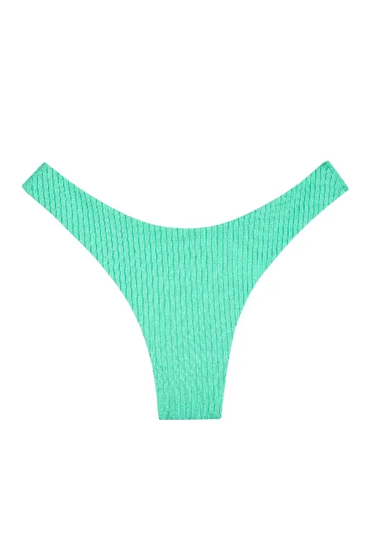 Byron Bottom - Turquoise Wide Rib