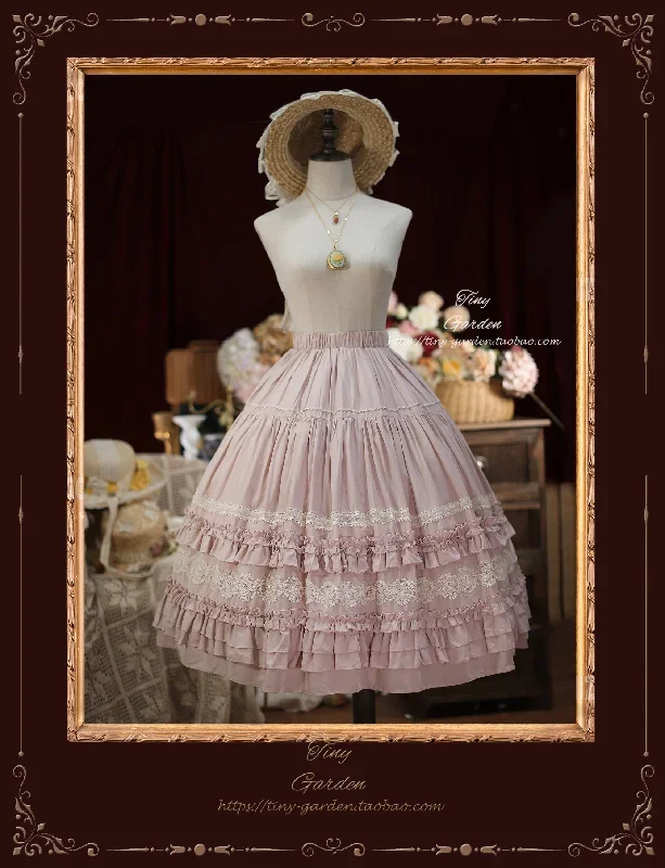 Tiny Garden~ Dream Bouquet～Elegant Sweet Lolita Skirt