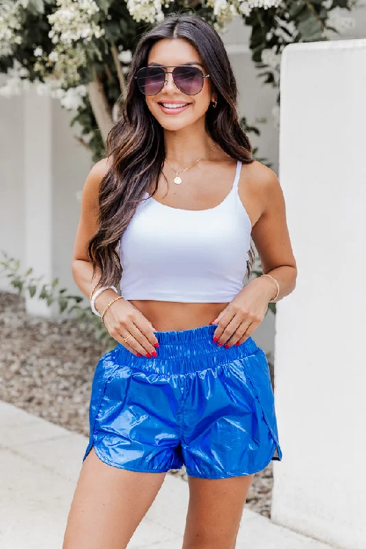 errands-to-run-blue-metallic-shorts