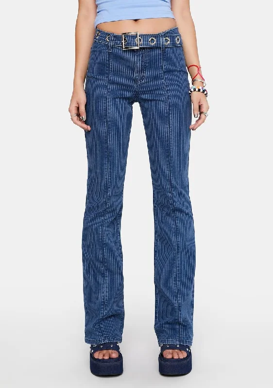 Fremont Street Pinstripe Jeans