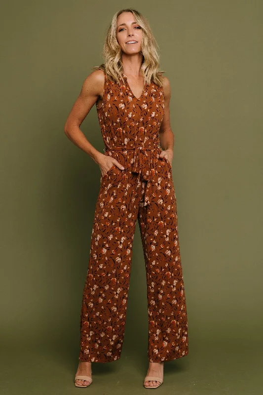 Grove Tank Jumpsuit | Copper Multi