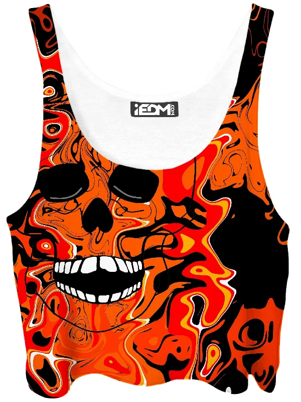 Halloween Inferno Crop Top