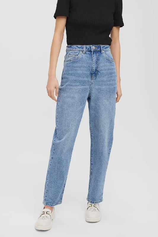 High Waist Mom Jeans in Denim 32""