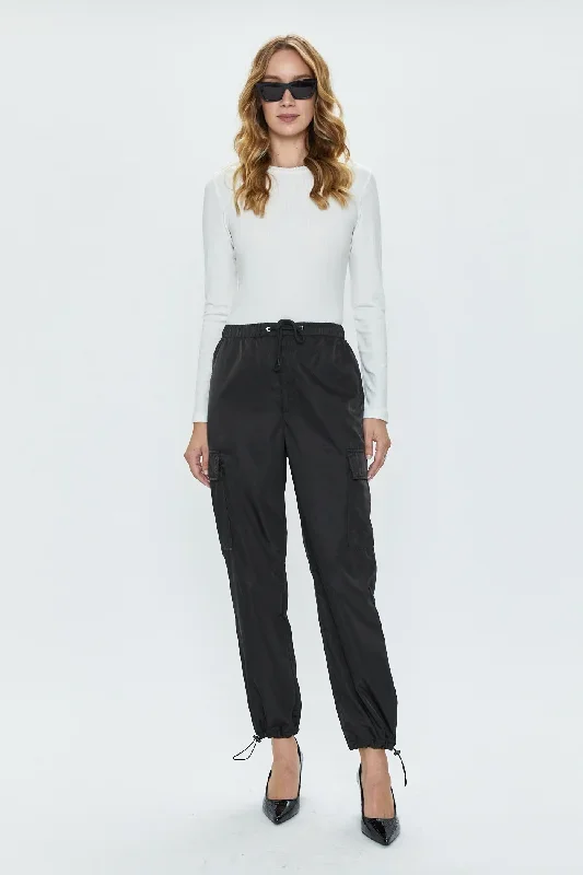 Jade Lightweight Cargo Trouser - Black