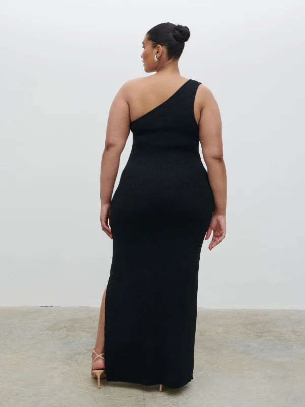 juno-one-shoulder-knit-maxi-dress-curve-black