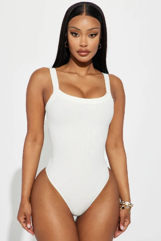 Kiara Snatched Bodysuit - White