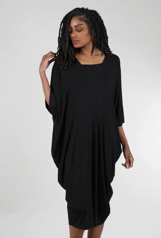 Bassi Jersey Dress, Black