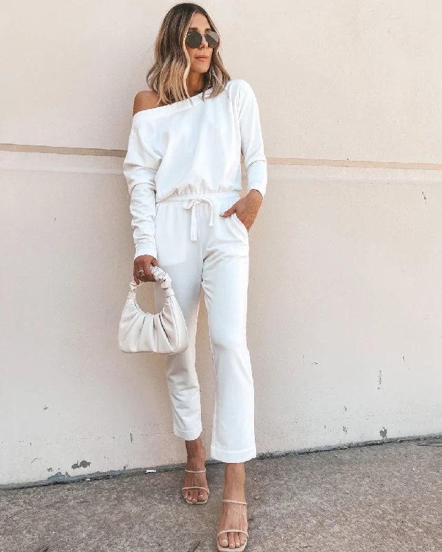 Splendid x Cella Jane Off-Shoulder Jumpsuit