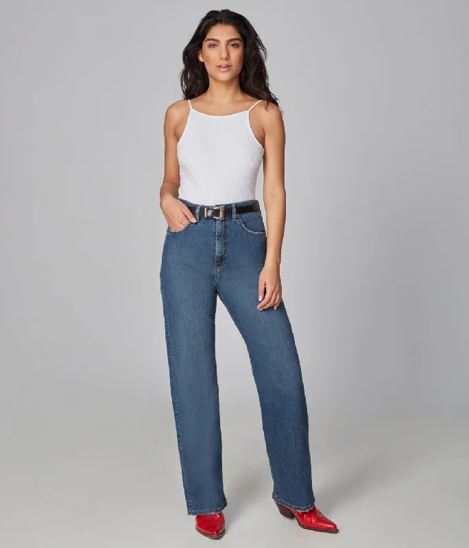 STEVIE-RCB High Rise Loose Jeans