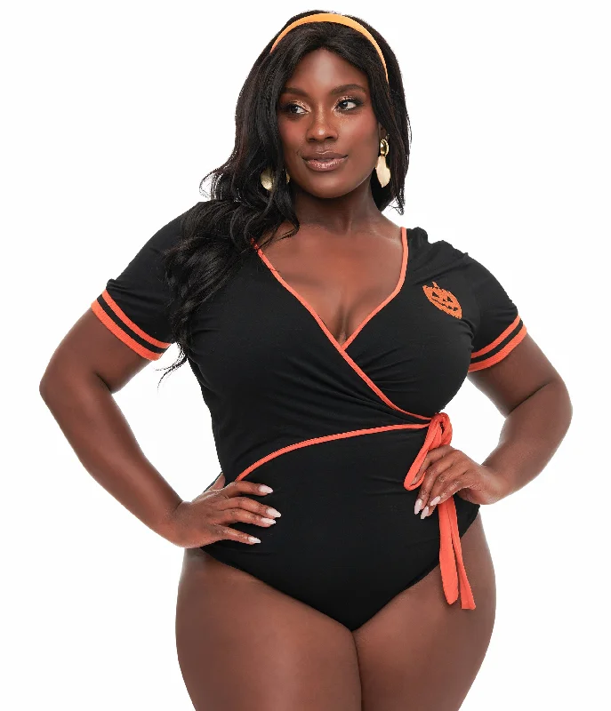 unique-vintage-plus-size-1970s-black-orange-pumpkin-surplice-bodysuit